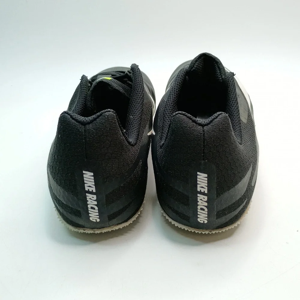 Nike Zoom Rival S 8 Racing Spikes Men Size 12 Black White Track Shoes